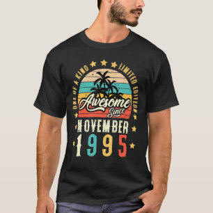 Awesome Since November 1995 Vintage 26th Birthday T-Shirt