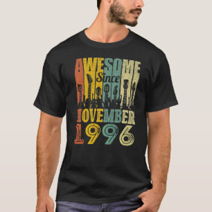 Awesome Since November 1996 26th Birthday for Men T-Shirt