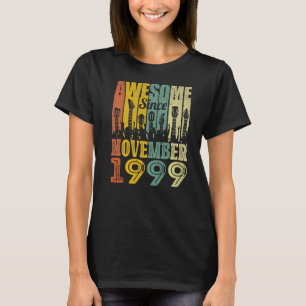 Awesome Since November 1999 23rd Birthday for Men T-Shirt