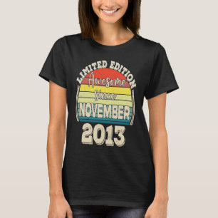 Awesome Since November 2013 Born in November Dad M T-Shirt