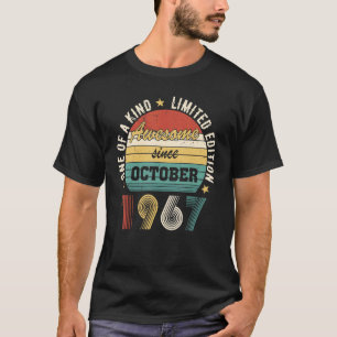 Awesome Since October 1967 u2013 Happy Birthday T-Shirt