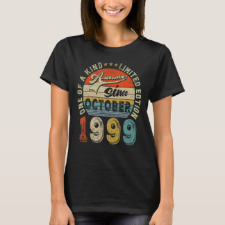 Awesome Since October 1999 23rd Birthday 23 Years T-Shirt