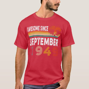 Awesome Since September 1949 T-Shirt