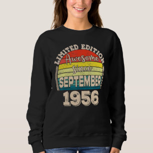 Awesome Since September 1956 Born in September Dad Sweatshirt