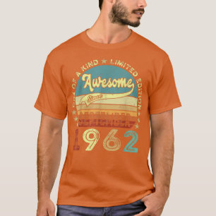 Awesome Since September 1962 60th birthday Gifts 6 T-Shirt
