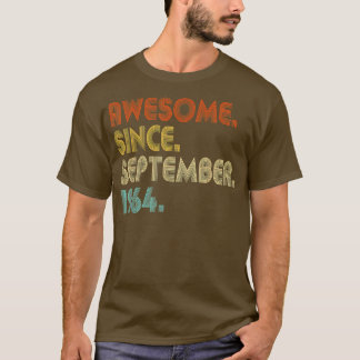 Awesome Since September 1964 Vintage 58th Birthday T-Shirt