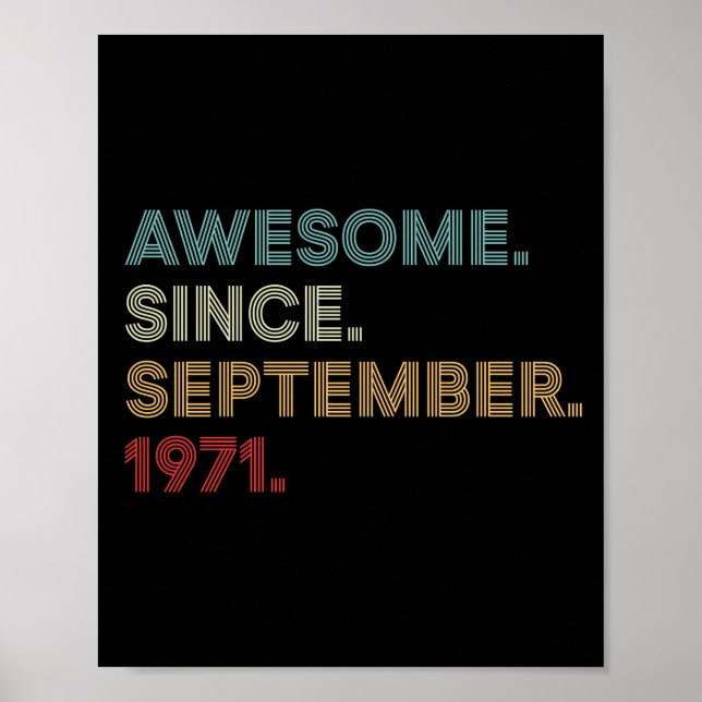 Awesome Since September 1971 Poster (Front)