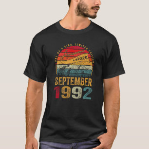 Awesome Since September 1992 30 Year Old 30th Birt T-Shirt