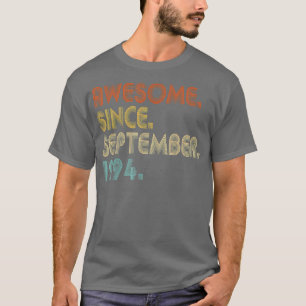 Awesome Since September 1994 Vintage 28th Birthday T-Shirt