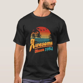 Awesome Since Summer 1984 38th Birthday  38 Years  T-Shirt