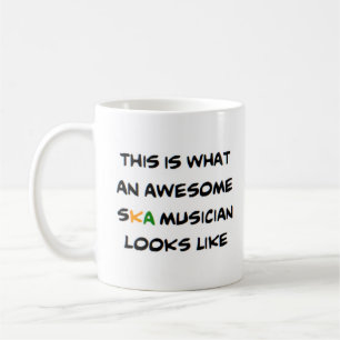 awesome ska musician coffee mug