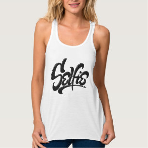 Awesome Skateboard Graffiti Selfie Street Art Singlet