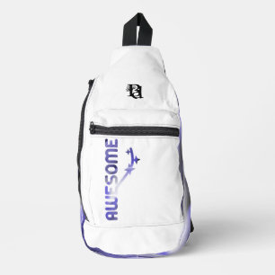 AWESOME Sling Bag Trend Abstract Lavender Violet