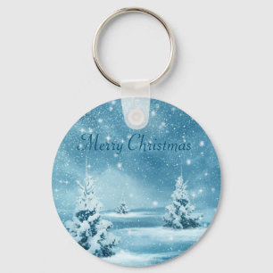 Awesome Snow Day, Christmas Tree Key Ring