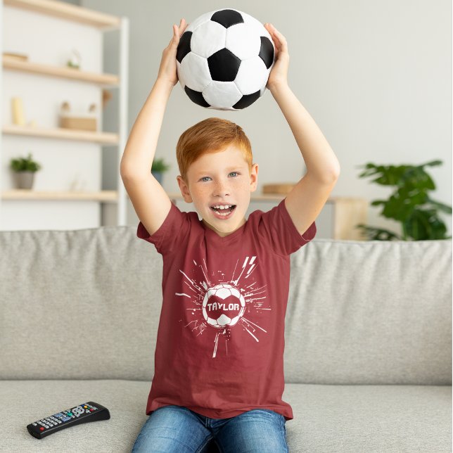 Awesome Soccer - Put Your Kids Name on A Soccer T-Shirt (Creator Uploaded)