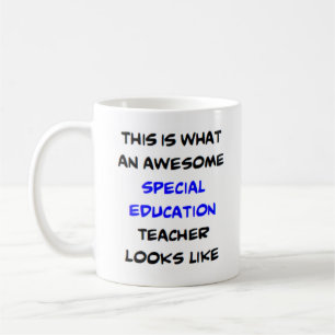 awesome special education teacher coffee mug