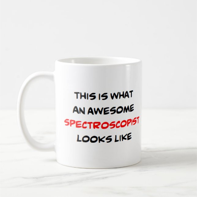 awesome spectroscopist coffee mug (Left)