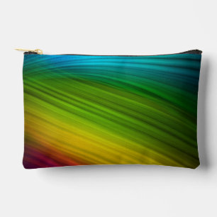 Awesome Spectrum of Rainbow Colors Accessory Pouch