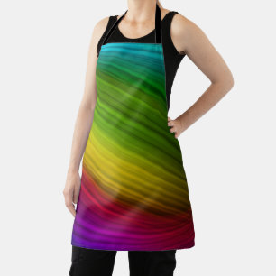 Awesome Spectrum of Rainbow Colors Apron