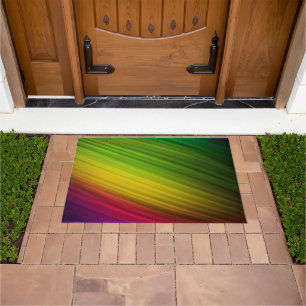 Awesome Spectrum of Rainbow Colors Doormat