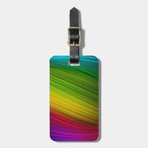 Awesome Spectrum of Rainbow Colors Luggage Tag