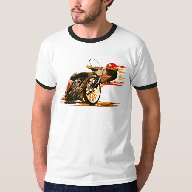 Awesome Speedway Motorcycle Clothing T-Shirt (Front)