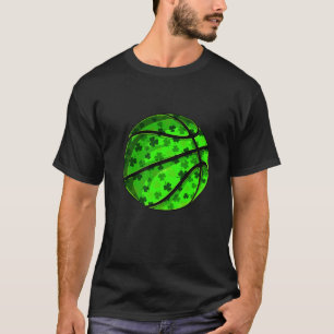 Awesome St Patricks Day With Basketball Shamrock S T-Shirt