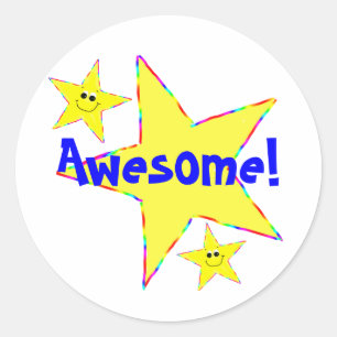 Awesome Star School Stickers