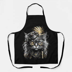 Awesome Steampunk Cat Apron