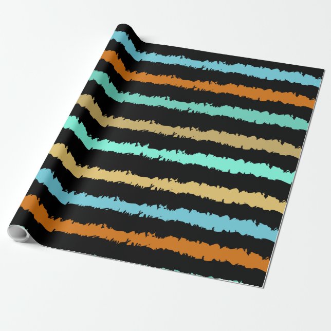 Awesome Summer Pattern Wrapping Paper (Unrolled)