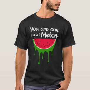 Awesome Summer Pet Cat Fruits One in a Melon Water T-Shirt