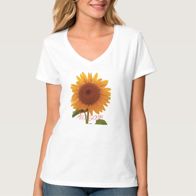 AWESOME SUNFLOWER T-Shirt (Front)