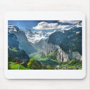 Awesome Switzerland Alps Mouse Pad