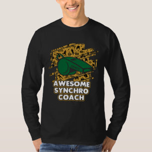 Awesome Synchro Coach Synchronized Diving Coaching T-Shirt