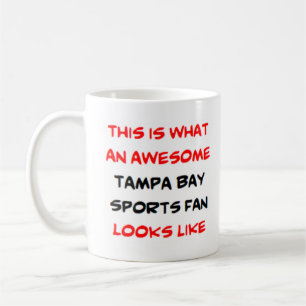 awesome tampa bay sports fan coffee mug