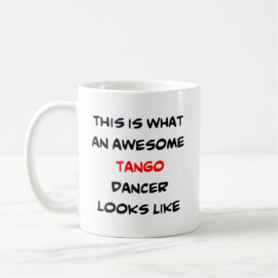 awesome tango dancer coffee mug