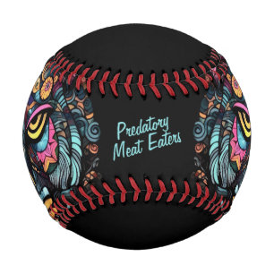 Awesome Tiger Head Team Name Baseball