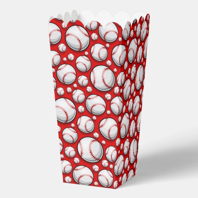 Awesome tiled Baseball sports pattern  Favour Box (Back)