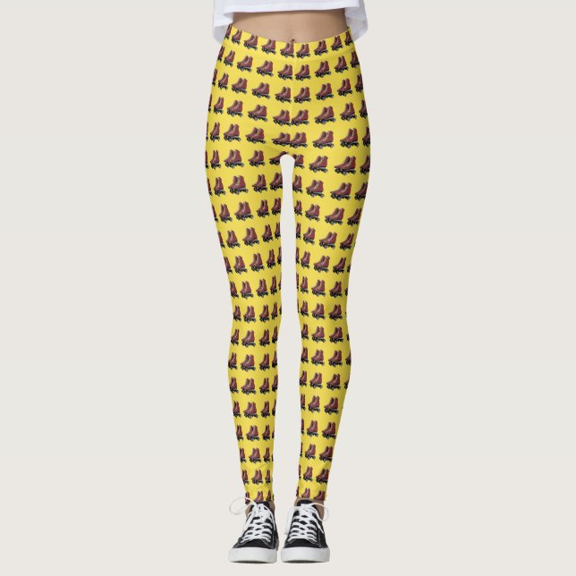 awesome to roller skate leggings (Front)