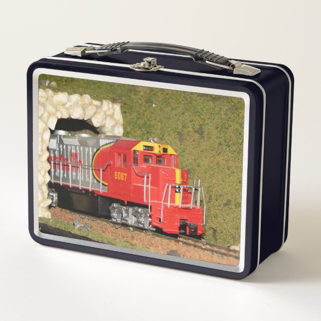 Awesome Train Metal Lunch Box (Front)