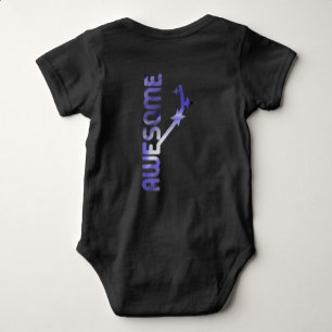 AWESOME Trend Abstract Lavender Violet Baby Bodysuit