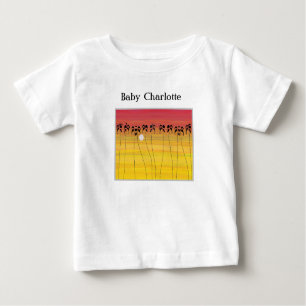 Awesome Tropical Sunset Baby T-Shirt