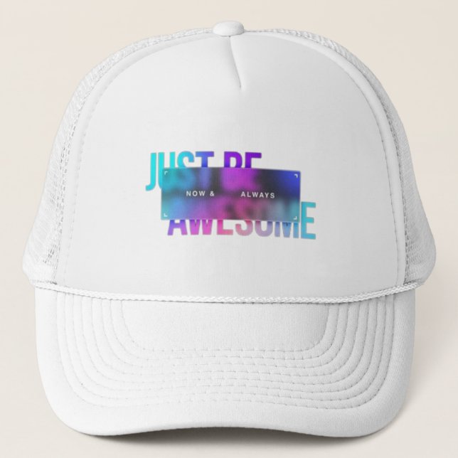 awesome trucker hat (Front)
