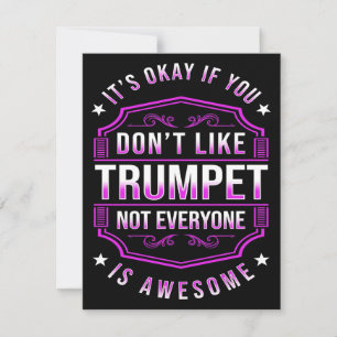 Awesome Trumpet Players Invitation