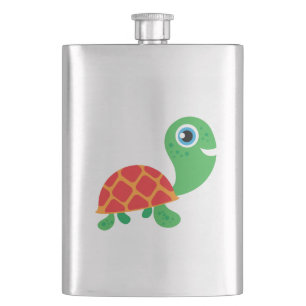Awesome Turtle Hip Flask