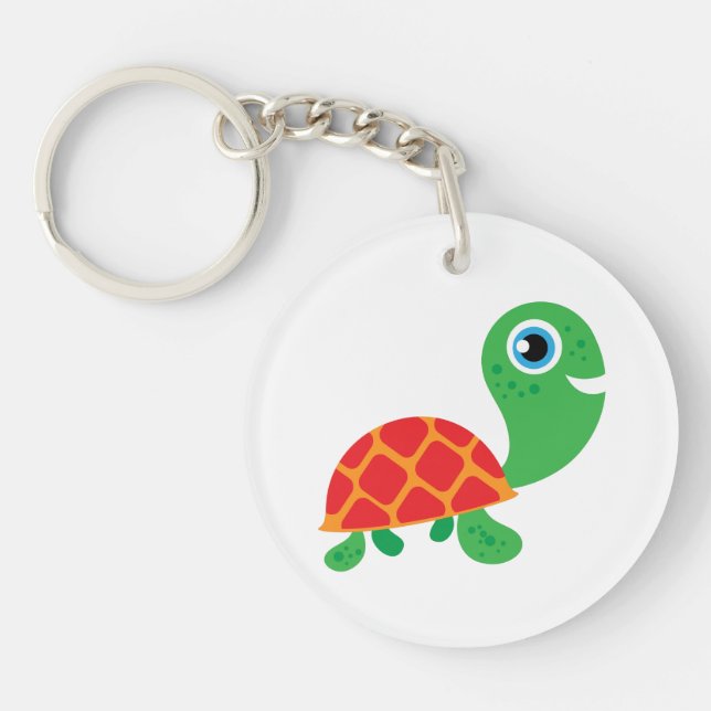 Awesome Turtle Key Ring (Front)