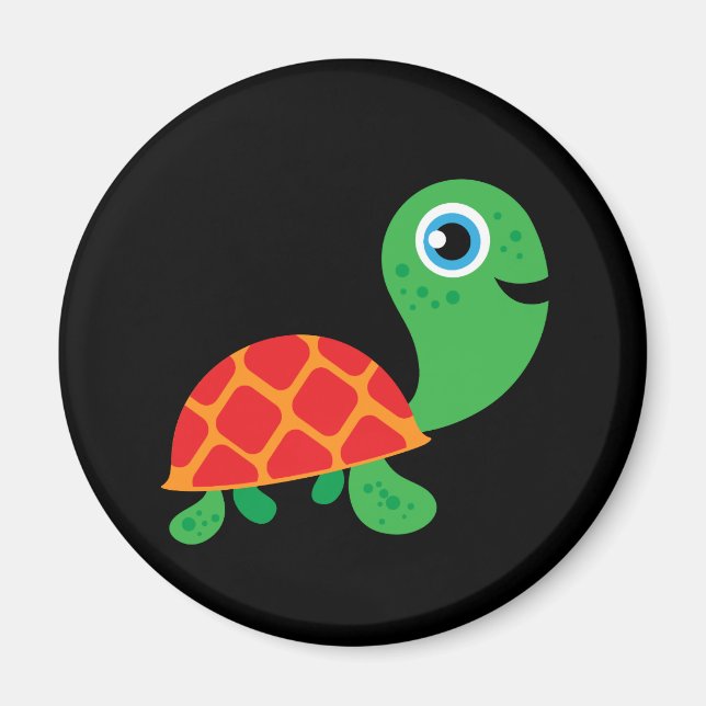 Awesome Turtle Magnet (Front)