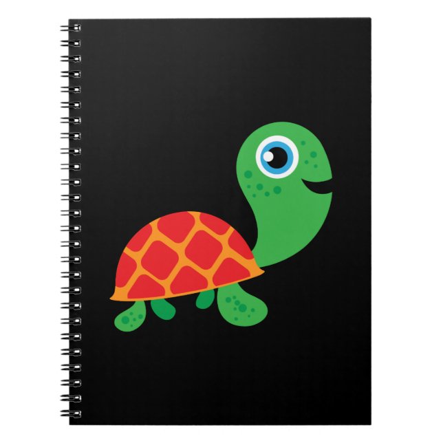 Awesome Turtle Spiral Notebook (Front)