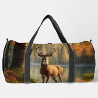 Awesome Twelve Point Buck in Autumn Waters