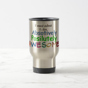 Awesome Typography Travel Mug